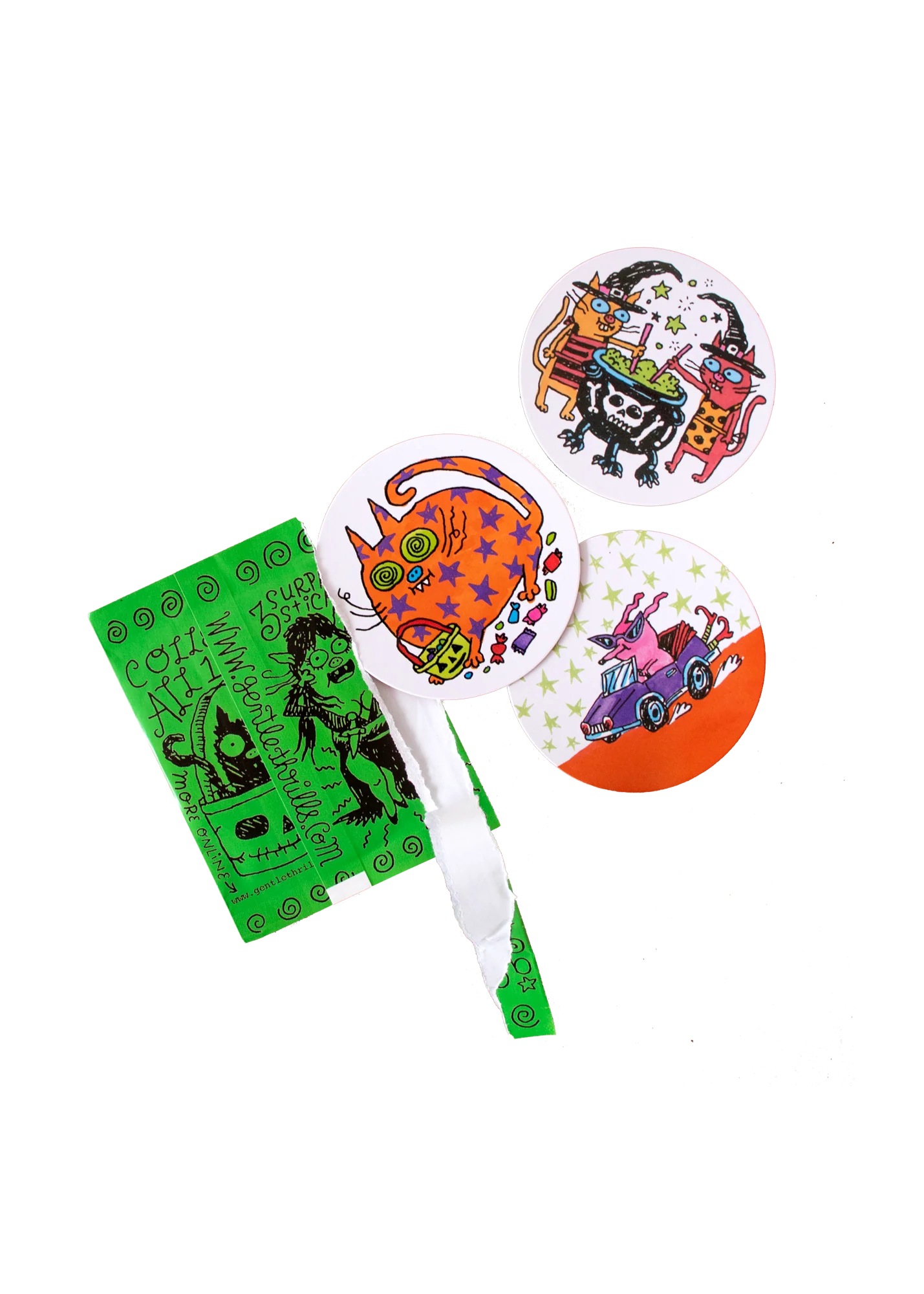 Gentle Thrills Mystery Halloween Sticker Pack - Image 3