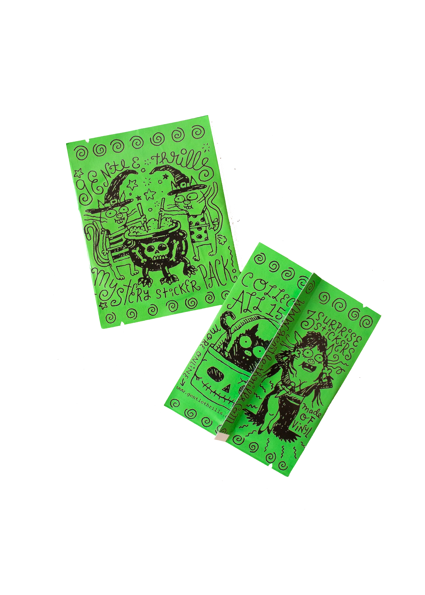 Gentle Thrills Mystery Halloween Sticker Pack - Image 4